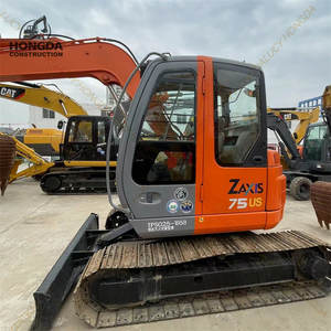Terrassement d'occasion Japon Original Utilisé ZX75us Fabriqué Construction Hitachi ZX75 Mini 7.5 Tonnes - Product Image 5