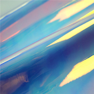 Pearl Holographic Mirror PVC Recycled Rexine <strong>Leather</strong> Patent TPU Synthetic <strong>Leather</strong> Fabric <strong>PU</strong> For Shoe Bag - Product Image 2