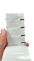 Rollo de Papel Térmico para Caja Registradora 57x60 mm Blanco de Una Sola Capa para Impresoras POS