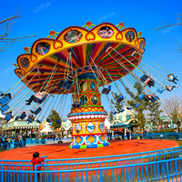 Manège de parc d'attractions Hotfun Carnival Rides, balançoire à chaises volantes 36 places, en promotion