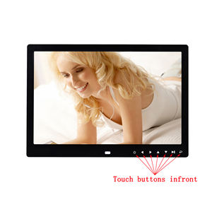 Marco <span class=keywords><strong>de</strong></span> Fotos Digital Profesional <span class=keywords><strong>de</strong></span> 13 Pulgadas con Soporte para Video en Movimiento <span class=keywords><strong>MP4</strong></span>/<span class=keywords><strong>MP3</strong></span>, Pantalla Táctil para el Hogar - Product Image 1