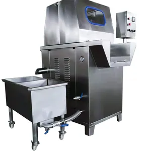 Venda quente 48 80 120 Agulhas Automático Peixe Frango Carne Salmoura Injector/Carne Industrial Máquina De Injeção Salina