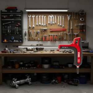 ประแจหกเหลี่ยม 280 Hg ขนาด 3.5 มม. ด้ามยาวรูปตัว T - Product Image 3