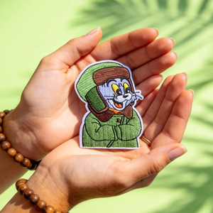 แพทช์ปักลายการ์ตูนคลาสสิก ทอม แคท เสื้อโค้ทฤดูหนาว รีดติดหรือเย็บติด สำหรับตกแต่งกางเกงยีนส์ กระเป๋าเป้ แจ็คเก็ต หมวก - Product Image 1