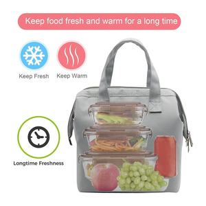 <span class=keywords><strong>Bolsa</strong></span> Térmica Impermeable para Almuerzo, Grande, Ecológica, con Cierre, para Mujeres y Hombres, para Picnic, <span class=keywords><strong>Trabajo</strong></span>, Senderismo, Playa - Product Image 2