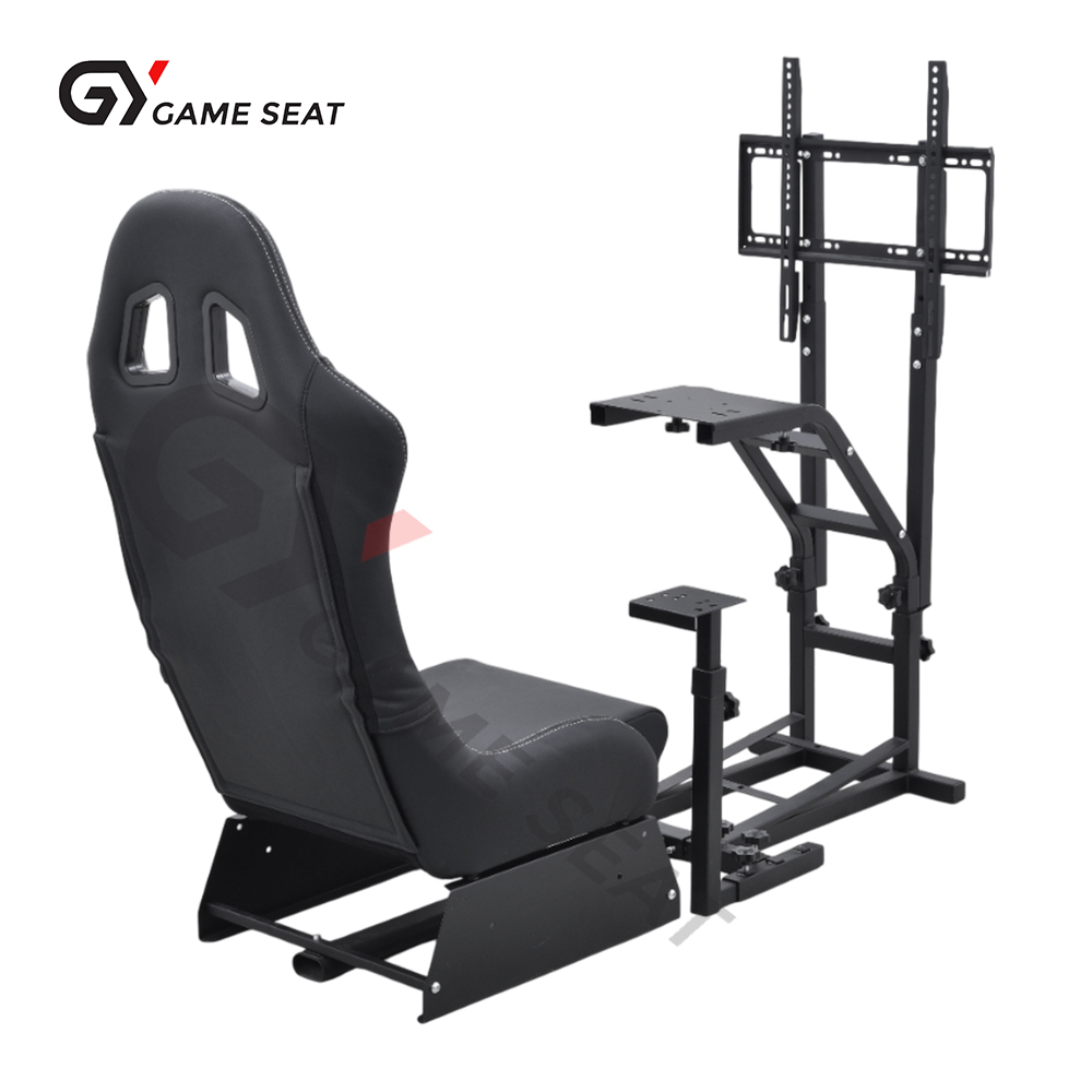 GY032-2, оптовая продажа, складное игровое сиденье, автомобильный гоночный симулятор, игровой кронштейн, подставка для рулевого колеса, складной набор кресел для электронных видов спорта