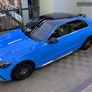Película de revestimiento de vinilo para coche, revestimiento de PVC para el cuerpo del coche, Color azul profundo brillante, <span class=keywords><strong>precio</strong></span> al por mayor - Product Image 3