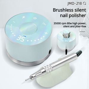 Brushless Nail Drill Machine 35000rpm 80W High Power <b>Silent</b> <b>Vibration</b> Free Custom Logo Professional Nail Grinder Salon - Product Image 1