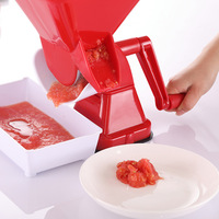 Tomatenzeef Multifunctionele pers Sapcentrifuge Sausmaker Handmatige crank Voedselmolen Plastic zuignapbasis