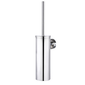 <strong>Chrome</strong> Gold Rose Stainless Steel 304 <strong>Toilet</strong> <strong>Brush</strong> with Base Wall-Mountable Cylindrical <strong>Toilet</strong> <strong>Brush</strong> - Product Image 5