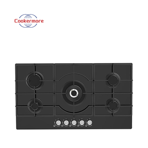 Estufa de cinco quemadores integrada con <span class=keywords><strong>encimera</strong></span> de vidrio templado Electrodomésticos de cocina Estufa de <span class=keywords><strong>gas</strong></span> y estufa de <span class=keywords><strong>gas</strong></span> de inducción - Product Image 2