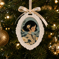 Diffuseur d'argile européen, cadre photo créatif, décoration murale, sapin de Noël, décoration intérieure, désodorisant, souvenirs de la fête des Mères