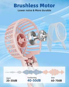 Ventilador de Mano Portátil Mini con Banco de Energía, Recargable, Plegable, Pequeño, USB, en Oferta - Product Image 3