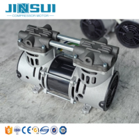 Portable silencieux 1HP 2HP 750W 1500W 1800W 2200W sans huile compresseur d'air pompe compresseur tête moteur