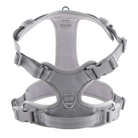 Harnais pour chien double couche en Oxford, anti-traction, réglable, respirant, en maille, avec sangles réfléchissantes pour la promenade des chiens de petite et moyenne taille