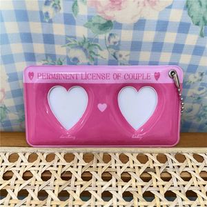 Portafotos Personalizado de Kpop, Diseño DIY, Mini Estuche de PVC para Fotos de Identificación, en Forma de Corazón para Fans - Product Image 4