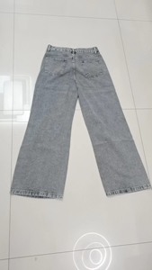 <span class=keywords><strong>Jeans</strong></span> logori lavati XS-XL con buchi strappati pantaloni a gamba dritta alla moda pantaloni casual da strada - Product Image 6