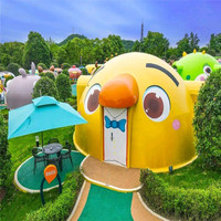 Villa Modulaire Préfabriquée Ignifugée en EPS Graphène pour Parc d'Attractions - Maison Dôme en EPS Moulé