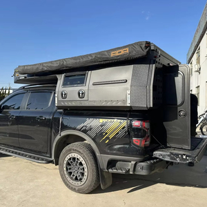 Campeur de camion coulissant en aluminium moderne de luxe pratique élargi pour les remorques de pick-up pour les campings d'aventures de <span class=keywords><strong>camping</strong></span> en voiture - Product Image 1