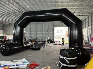 Logo rộng <span class=keywords><strong>6m</strong></span> có thể tháo rời bạt PVC kín khí cổng vòm quảng cáo biểu ngữ nước bơm hơi vòm nổi - Product Image 2