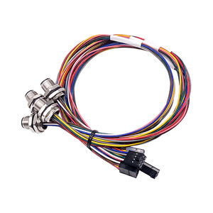 M8 M12 방수 배선 하네스 2 3 4 5 코어 IP65 산업용 PLC 캐비닛 커넥터 어댑터 PVC 재킷 정적 설치 - Product Image 2