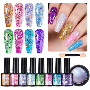 Kit de vernis à ongles semi-permanent 8 couleurs 7,3 ml en gros, vegan, avec logo personnalisé, pour marque privée - Product Image 1