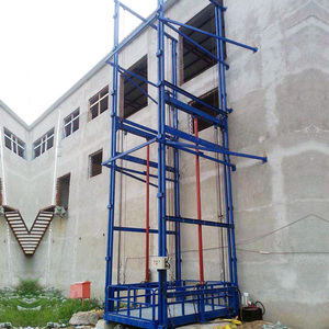 Thẳng đứng nhiệm vụ nặng nề thủy lực 3M 8M 12M 15m Thang máy bảng cắt kéo hướng dẫn đường sắt thang máy kho hàng hóa nền tảng - Product Image 2