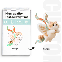 Porte-clés en peluche personnalisé, animal en peluche OEM, jouet en peluche souple en forme de champignon