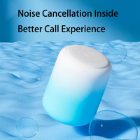 Lecteur de musique portable personnalisé pour l'extérieur, IPX5, FM, AUX, sans fil, avec microphone intelligent, haut-parleur Bluetooth