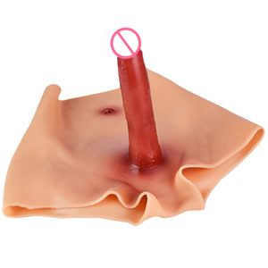 Silikon Giyilebilir Askılı Yapay Penis ve Mini Anal Plug - Lezbiyen Kemerli Külot Yetişkin Oyuncağı - Product Image 4