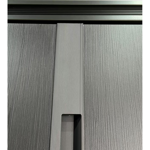 Nouvelle conception de <span class=keywords><strong>porte</strong></span> <span class=keywords><strong>d</strong></span>'<span class=keywords><strong>entrée</strong></span> extérieure en acier de sécurité moderne, ignifuge, pare-balles, finition grise, Puertas De Exterior Door - Product Image 3