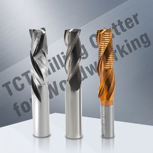 Fábrica de carpintería DH, venta al por mayor de fresas de carburo de tungsteno de corte fino y rugoso, proveedor de fresas rectas TCT - Product Image 1