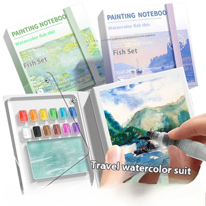 Portable A7 étudiant <span class=keywords><strong>dessin</strong></span> <span class=keywords><strong>et</strong></span> <span class=keywords><strong>aquarelle</strong></span> peinture cahier couverture rigide Journal <span class=keywords><strong>de</strong></span> <span class=keywords><strong>voyage</strong></span> pour l'école <span class=keywords><strong>et</strong></span> les fournitures <span class=keywords><strong>de</strong></span> papeterie - Product Image 2