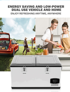 Unidad de Refrigeración para Camiones de Gran Capacidad (95L) con Energía Solar, Refrigerador y Congelador para Alimentos y Bebidas - Product Image 2