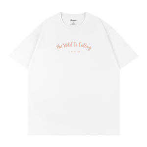 The Wild Is Calling - Camiseta de algodón blanca, unisex, manga regular, transpirable, informal, para verano, Q59 - Product Image 1