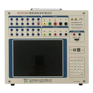 Relay Tester Tool Six Phase Primary Secondary Current Injection Test Set Kit MicroComputer Controlled Relay Test