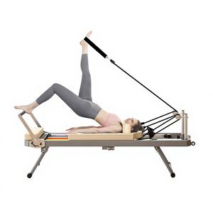 Machine de Pilates Lumina Home Gym Reformer pliable et portable avec ressorts en alliage - Product Image 1