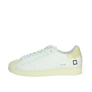 D.A.T.E. Sneakers Donna Bianche e Beige 37 in Tela, Scarpe Trendy - Product Image 1