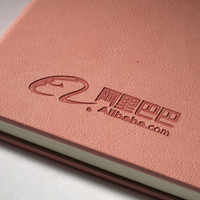 Carnet à couverture rigide en cuir PU 32K, 200 pages, fermeture à boucle, agenda professionnel personnalisable avec logo pour acheteurs en gros de bureau
