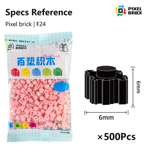 Blocs de construction électroniques de 6 mm, ensemble de blocs de construction, boîte individuelle, couleurs pastel macaron, matériau <span class=keywords><strong>ABS</strong></span>, jouet éducatif pour enfants - Product Image 2