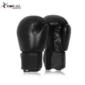 Gants de boxe en cuir orange pour hommes, gants de qualité supérieure pour l'entraînement et la compétition - Product Image 3
