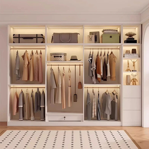 Meubles sur mesure pour toute la maison, fabriqués directement en usine Japandi, armoire intégrée en MDF, dressing intelligent avec rangement intelligent - Product Image 2