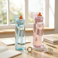 Bouteille Écologique Anti-fuite de Qualité Alimentaire Magic Scent Perception avec Couvercle Rebondissant pour le Camping, les Sports de Plein Air, l'École et les Voyages – Prête à l'emploi