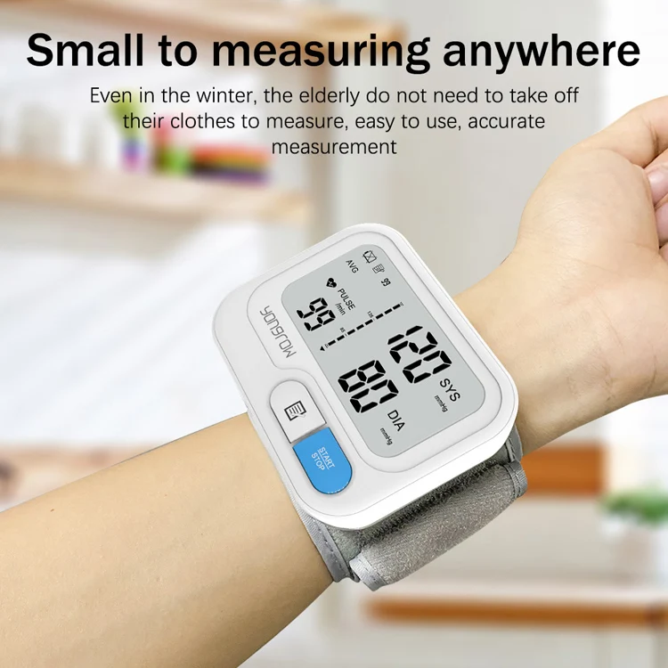 Yongrow Factory Digital Heart Rate Watch bp automatic digital Portable wrist blood pressure monitor