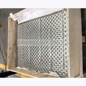 制造不锈钢光纤激光焊接枕式换热器316共晶板用于冷冻机