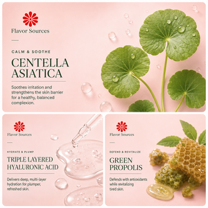 Maschera Viso Idratante Quotidiana Lenitiva con Centella Asiatica e Acido Ialuronico, Calmante Istantaneo, Fragranza di Rosa - Product Image 5