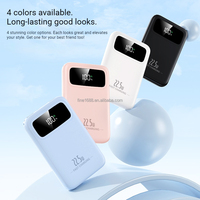 Power Bank Portabel 10000mAh Terlaris, Pengisi Daya Ponsel Micro USB Tipe-C dengan Layar LED, Charger Mini untuk Luar Ruangan