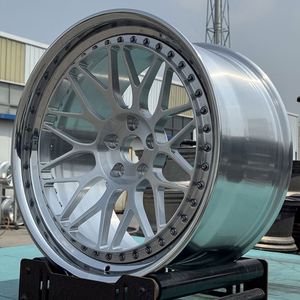 Jantes de course forgées 20-21 pouces, finition brossée personnalisée, rebord profond, en aluminium, sur mesure pour 40 mm - Product Image 1