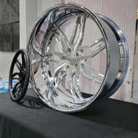 Jantes en alliage noir rose or forgées sur mesure, neuves, 26 pouces, 6 trous, 5x112, 5x120.65, 5x127, compatibles avec Chevrolet Caprice
