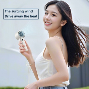 Ventilador Portátil Eléctrico de Alta Velocidad de 3000mAh, Mini Ventilador sin Aspas Recargable por USB, Fuente de Alimentación para Coche, Escalada al Aire Libre, Refrigerado por Aire, de Plástico - Product Image 2